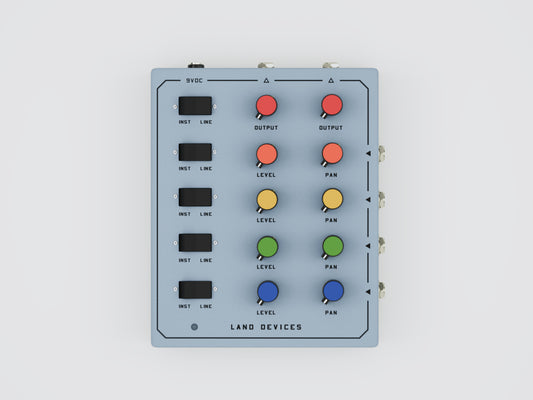 Compact Mixer – 4-Channel w/ Stereo Out